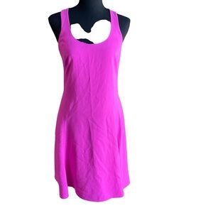 Lauren Ralph Lauren Hot Pink Sleeveless Fit & Flare Dress Size 2P